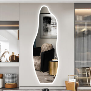 Espejo decorativo biselado con luz LED 2 Espejo decorativo biselado con luz LED